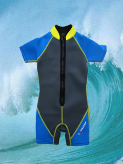 Child shorty wetsuits front entry