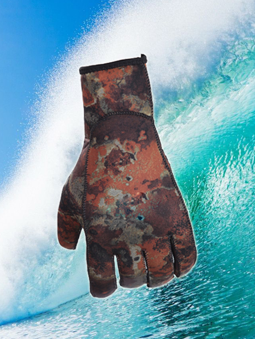 Camo Diving gloves