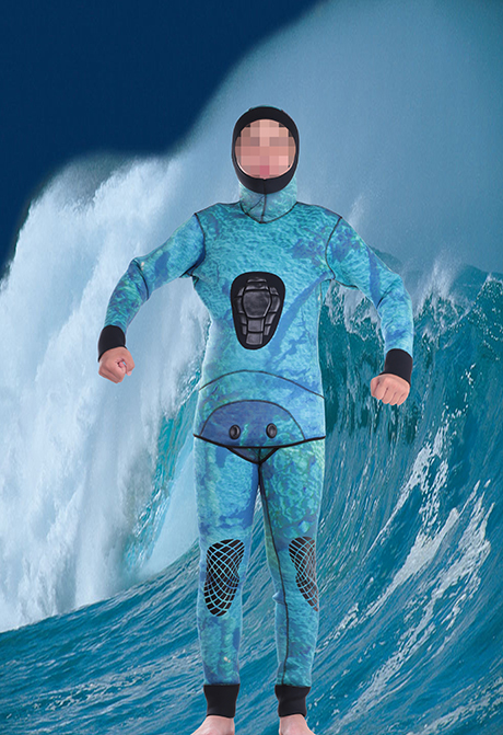 2 pieces wetsuit camo